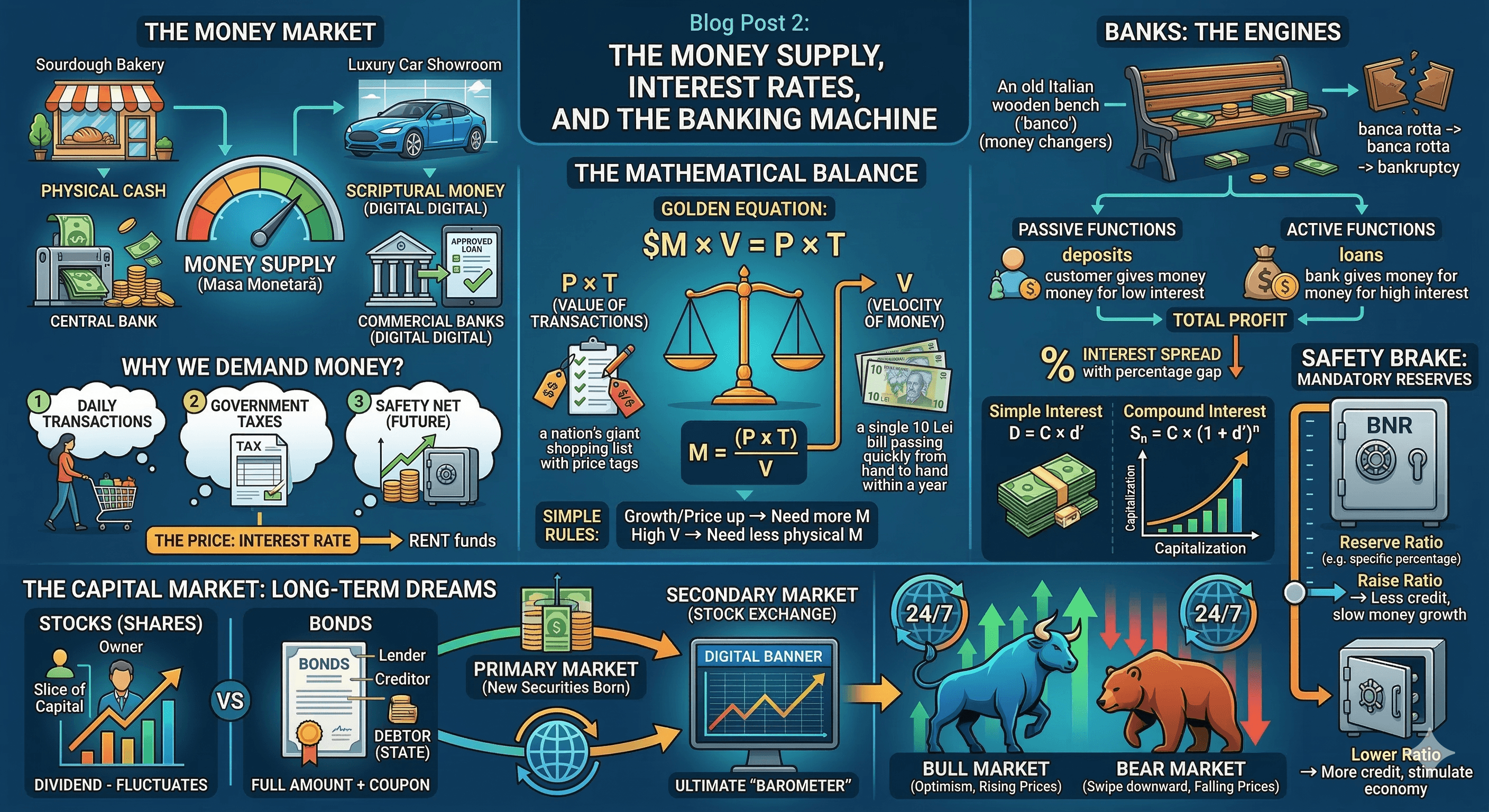 The Money Supply, Interest Rates, and the Banking Machine